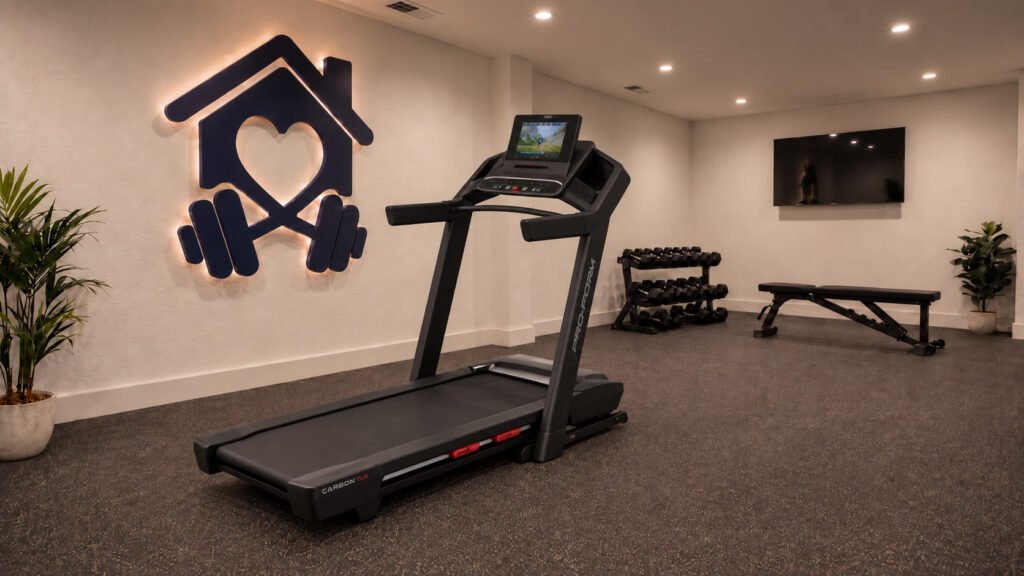 Proform Carbon Pro treadmill in a modern home gym.