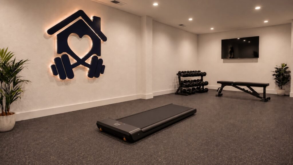 WalkingPad A1 Pro in modern home gym.